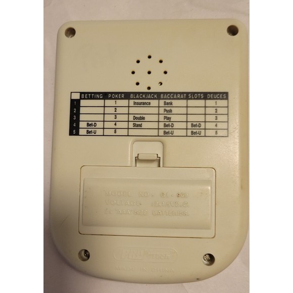 Vintage Pro Tech Blackjack Electronic Game Tested works - Picture 2 of 7